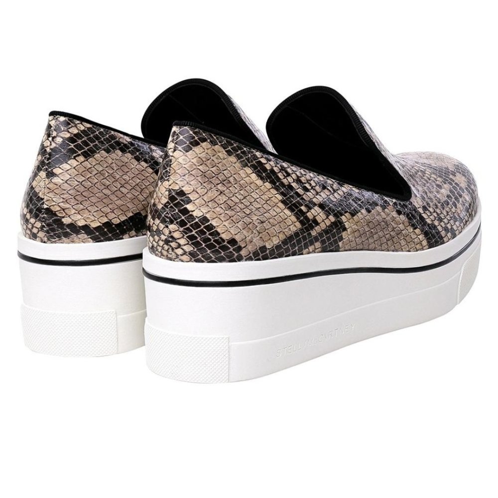 Stella McCartney BRAND NEW, In Box with Dust Bag VEGAN Python Slip-On's - Picture 5 of 8